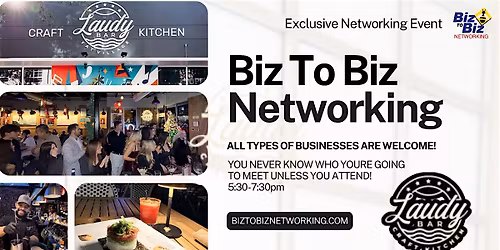 Biz To Biz Networking at Laudy Bar Fort Lauderdale