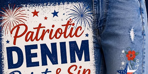 Patriotic Denim Paint & Sip At Frio Grill