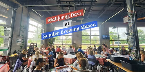Free Mahjong Open Play at Sonder Brewing Mason