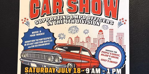 4th Division LMPD Advisory Board Car Show