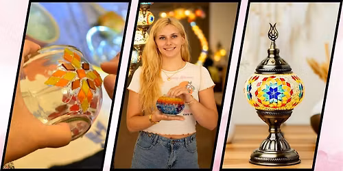 Mother's Day Mosaic Art Class in Fort Worth, TX: Turkish Lamp Workshop