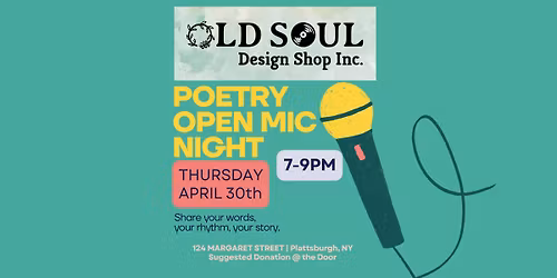 Poetry Open Mic Night @ OLD SOUL