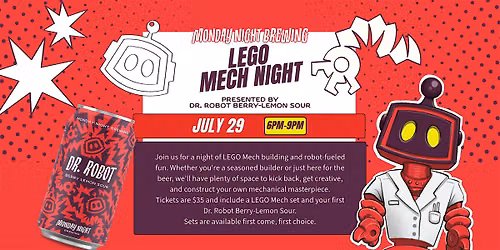 Nashville Dr. Robot LEGO Mech Night