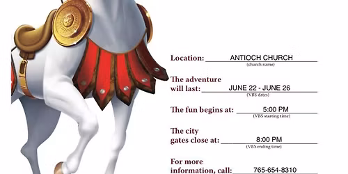 Vacation Bible School - Rome: Paul and the Underground Church