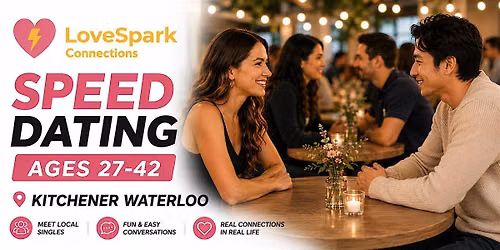 Speed Dating | Ages 27-42 | Kitchener-Waterloo