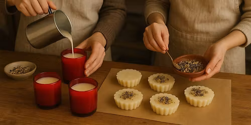 Warsztaty z Tworzenia \u015bwiec i wosk\u00f3w sojowych.