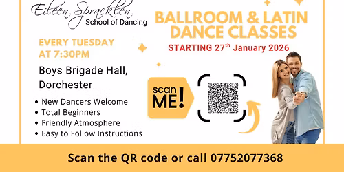 BEGINNERS BALLROOM DANCE CLASS