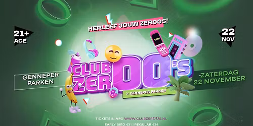 Club Zer00s X Paviljoen Genneper Parken, Eindhoven