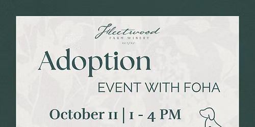 Friends of Homeless Animals Adoption Event