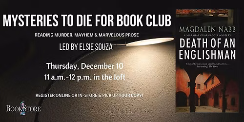 Mysteries to Die For Book Club: "Death of an Englishman" by Magdalen Nabb