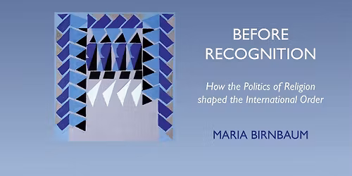 RCIR Speaker Book Series: Before Recognition