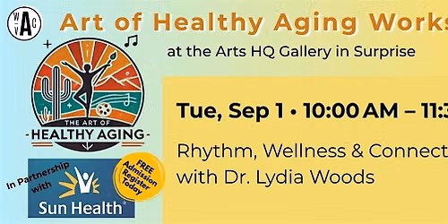 Rhythm, Wellness & Connection Drum Circle Workshop with Dr. Lydia Woods