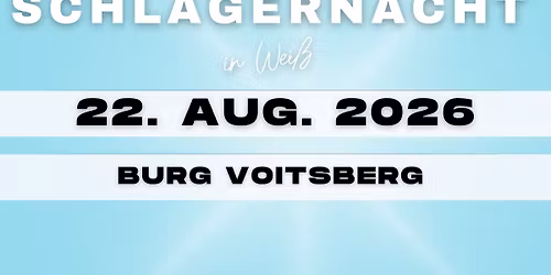 Voitsberger Schlagernacht in Wei\u00df 