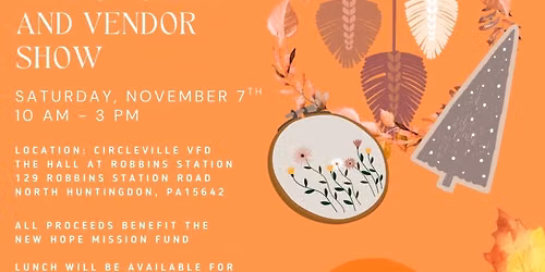 New Hope Annual Craft and Vendor Show