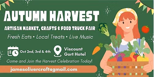 AUTUMN HARVEST ARTISAN MARKET, CRAFTS & FOOD TRUCK FAIR