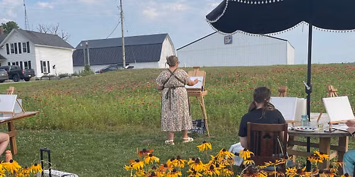 Sip & Paint the Wildflower Field