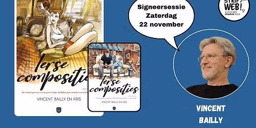 Signeersessie Vincent Bailly bij Stripweb