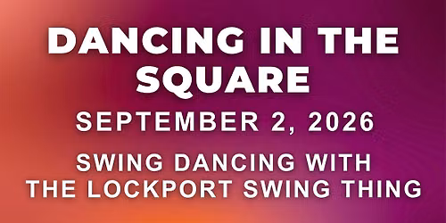 Dancing in the Square - Swing Dancing