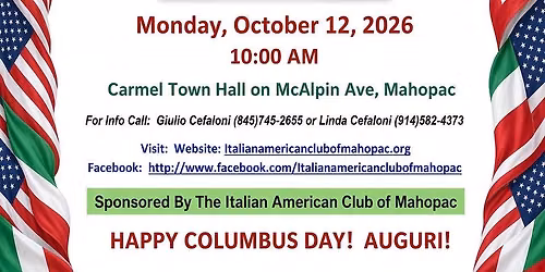 Columbus Day Ceremony