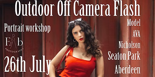 Outdoor Off Camera Flash Portrait Workshop