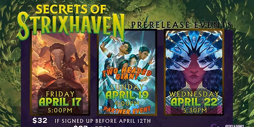 Secrets of Strixhaven Prerelease