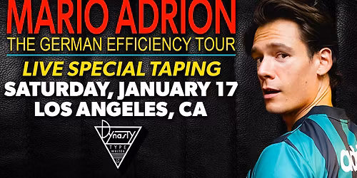Mario Adrion LIVE in Los Angeles CROWDWORK TAPING!