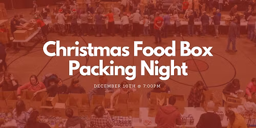 Christmas Food Box Packing Night