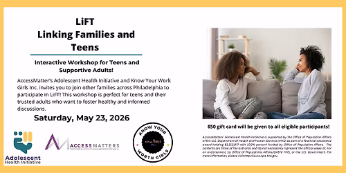 Linking Families and Teens Workshop