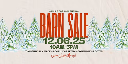 BARN SALE 