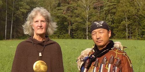 Trumresa med en Mongolisk shaman