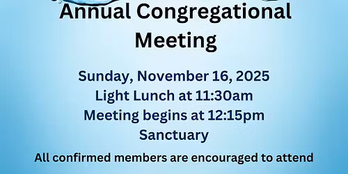 Annual Congregational Meeting
