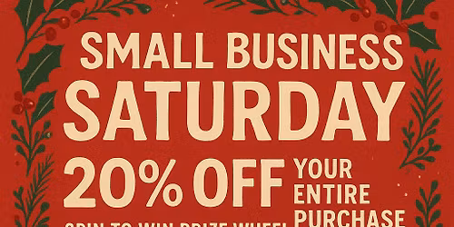 SMALL BUSINESS SATURDAY