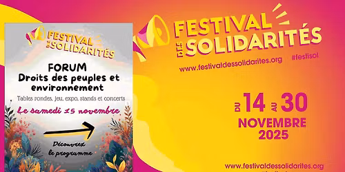 FORUM : ENVIRONNEMENT ET DROIT DES PEUPLES