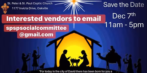 Christmas event at St Peter and St Paul church in Oakville