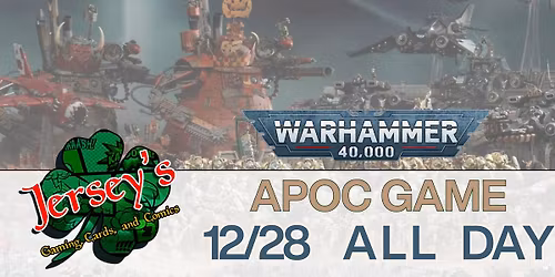 Warhammer 40K: APOC Day!