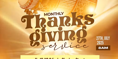Monthly Thanksgiving Service