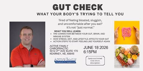 Gut Check Class: What Your Body is Trying to Tell You