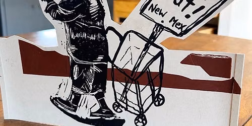 Tabletop Peace Train: Intro to Protest Relief Printing! with Stephanie Weiner