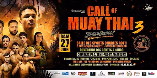 Call Of Muay Tha\u00ef 3 "Jungle Edition"