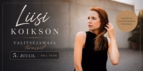 Liisi Koikson Valitsejamaja terassil