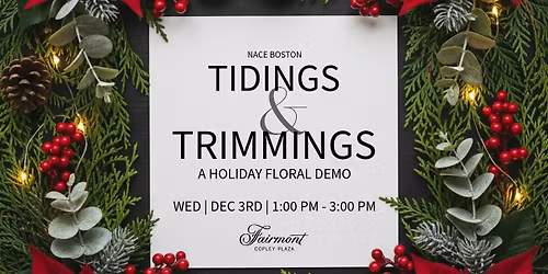 NACE Boston Tidings & Trimmings