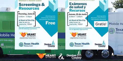 Mammogram & Wellness Screenings + FREE Mental Health Resource Fair