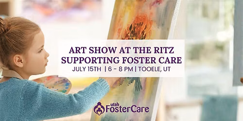 Art Show at The Ritz Theater Supporting Foster Care
