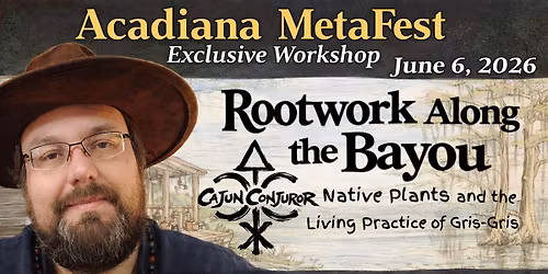 Rootwork Along the Bayou @ Acadiana MetaFest (June 6, 2026)