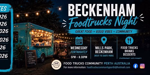 BECKENHAM FOODTRUCKS NIGHT - WEDNESDAY FORTNIGHTLY