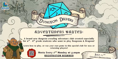 Dungeon Delvers - Registration Required