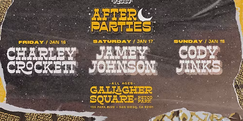 Parking Cody Jinks - San Diego Rodeo After Party