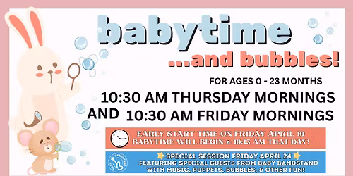 Babytime and Bubbles