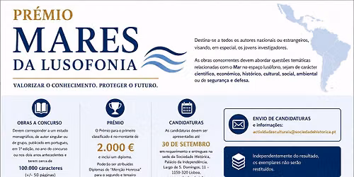 \ud83c\udf0a Pr\u00e9mio Mares da Lusofonia 2026 \ud83c\udf0a