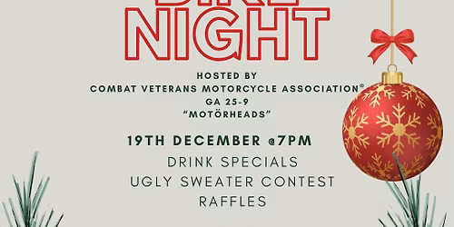 Last Bike Night of 2025 with the Combat Vets!